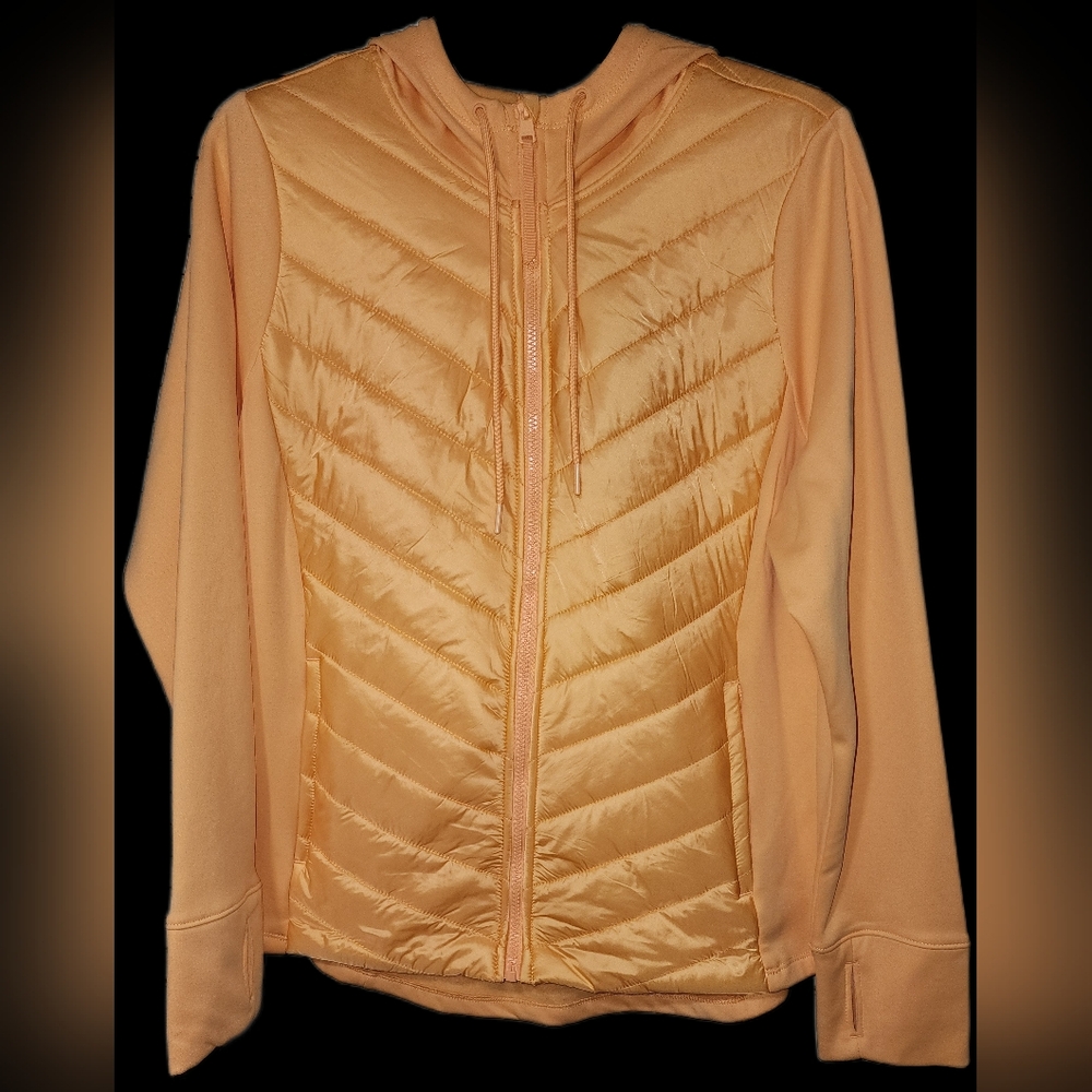 Women's Orange Hooded Jacket